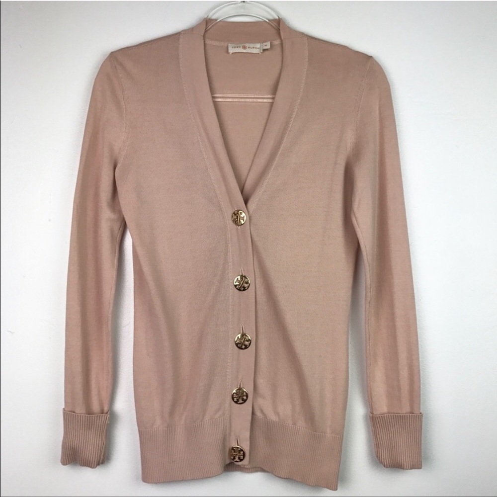 Tory Burch Simone Blush Cardigan